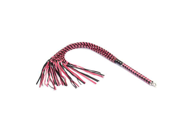 Japanese Professional Dominatrix Customized Thicker Cat O. Nine Flogger Whip 118cm Long